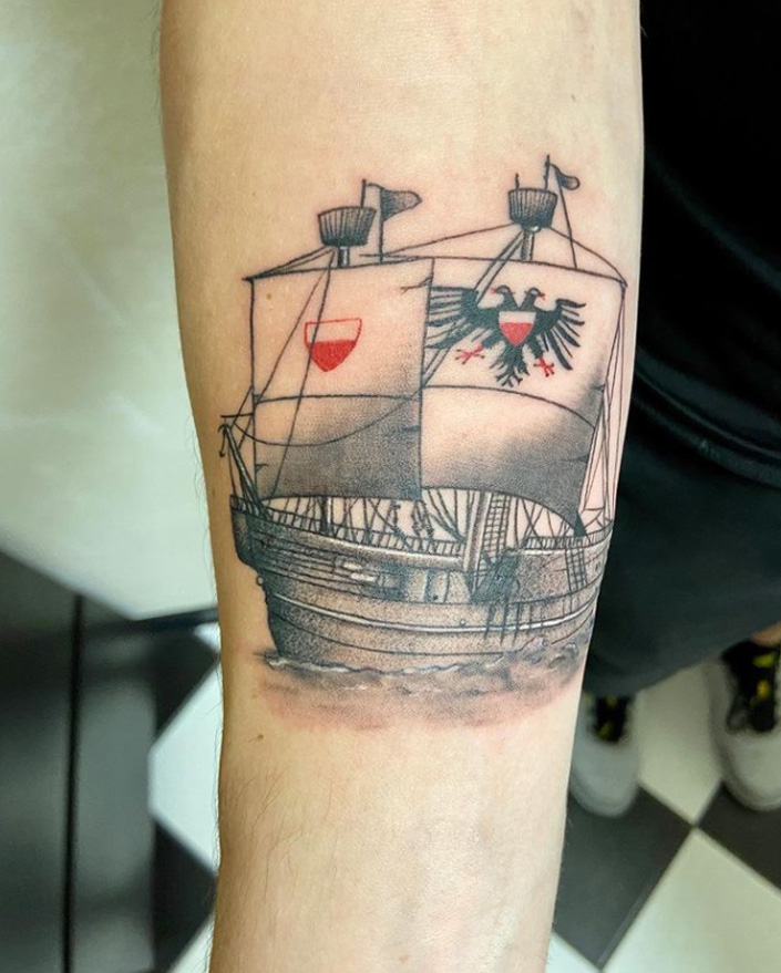 Schiff Tattoo Lübeck